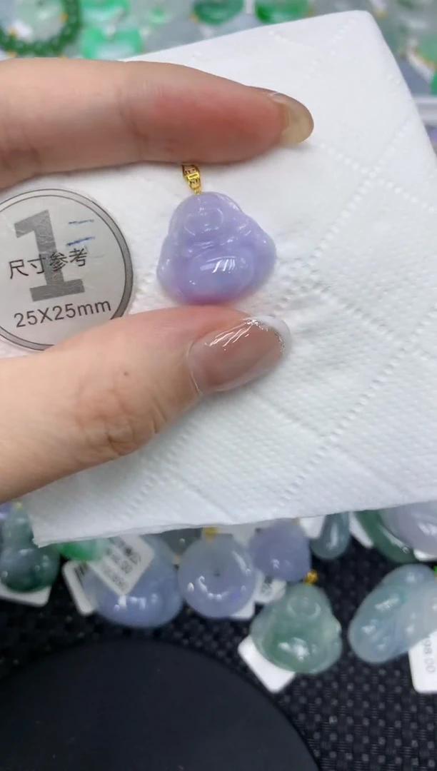 颈饰18K金镶嵌翡翠11111111