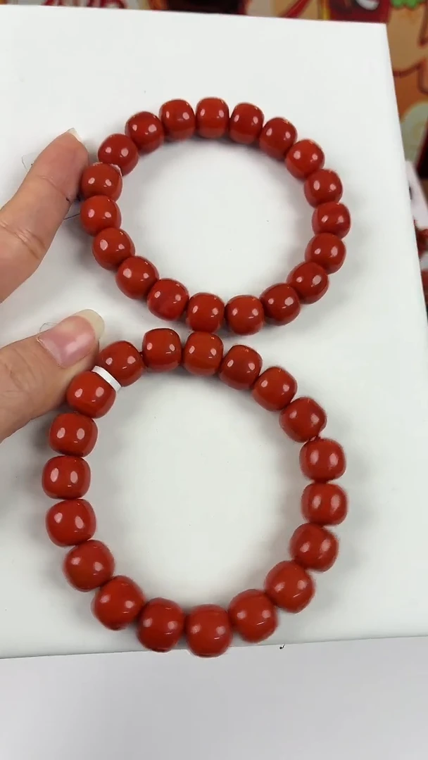 未镶嵌瓦西老型手串12mm南红玛瑙（多样式发其一）