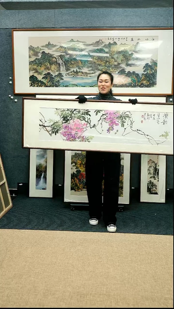 【闪购商品】国画173*53知非老师花鸟