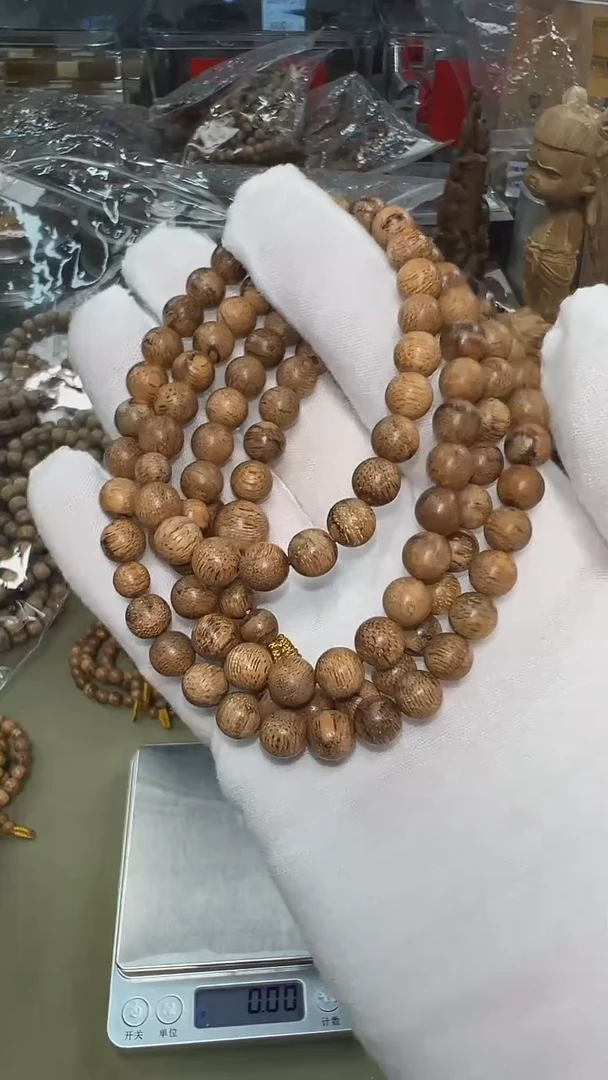 沉香香囊沉香柬埔寨菩萨棋7mm念珠