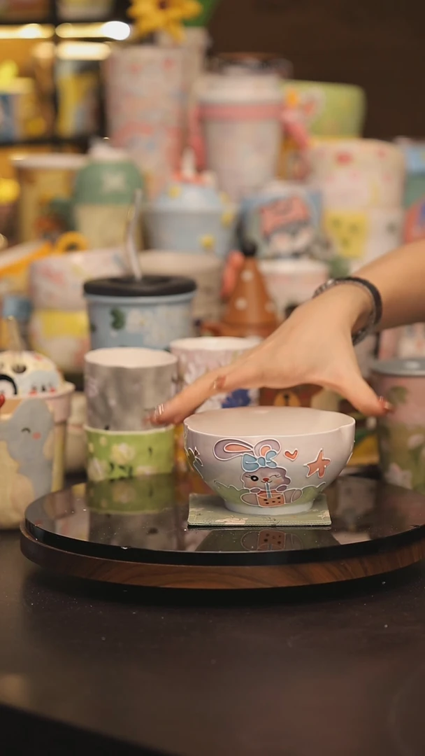 景德镇釉下彩绘设计师款式陶瓷