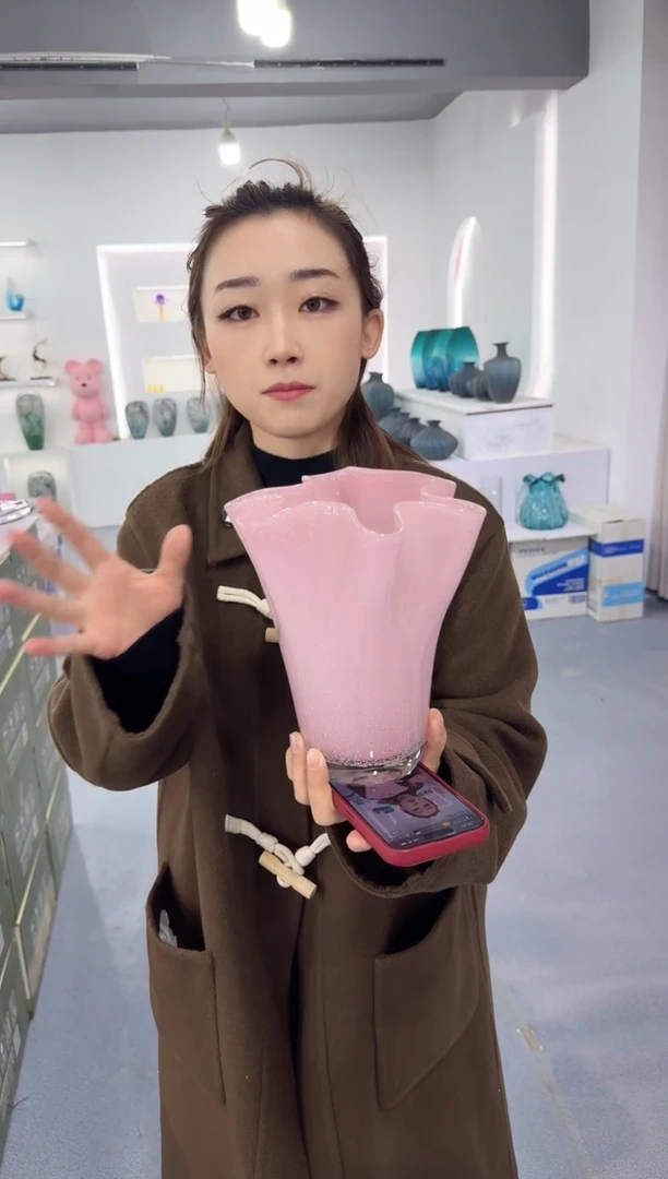 有机玻璃昕洋花瓶花器U-早1