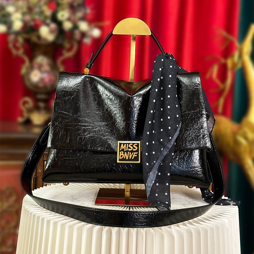 【小颜定制】KB品牌新款百搭托特手提包休闲单肩斜挎小方包女包9152