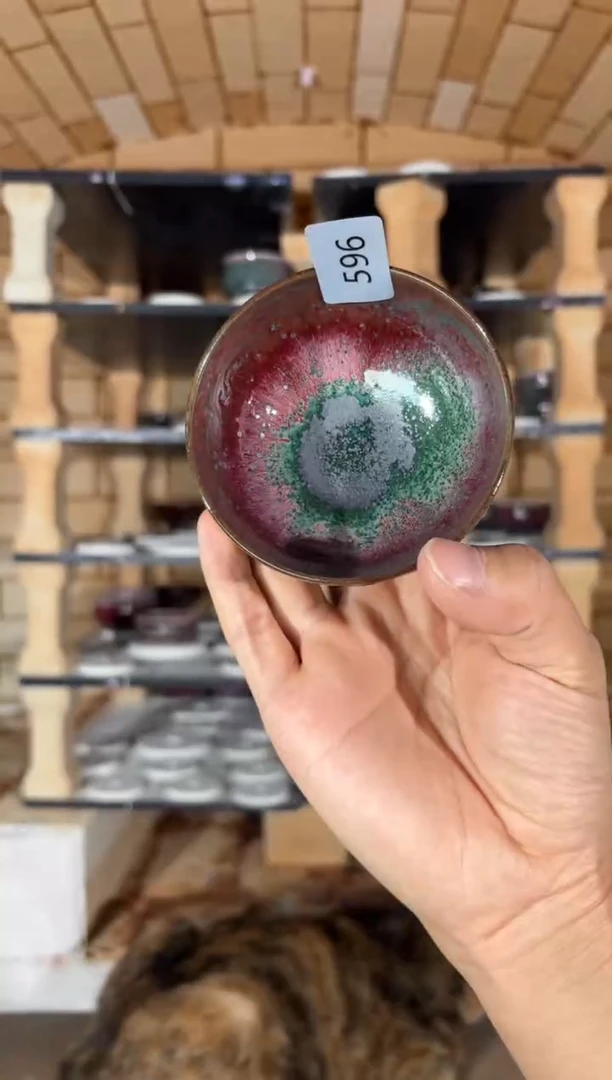 摆件精品窑变钧瓷茶器