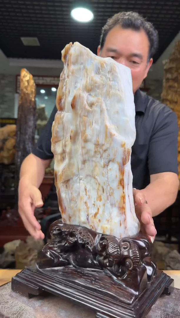 石材恒硕中式奇石摆件