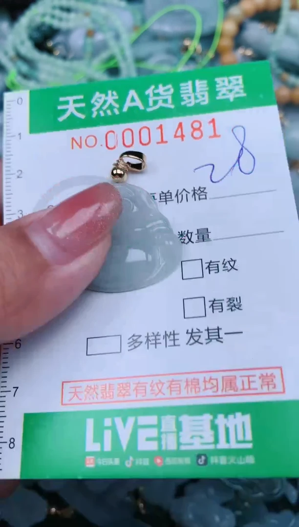 【闪购商品】翡翠颈饰未镶嵌.0001481