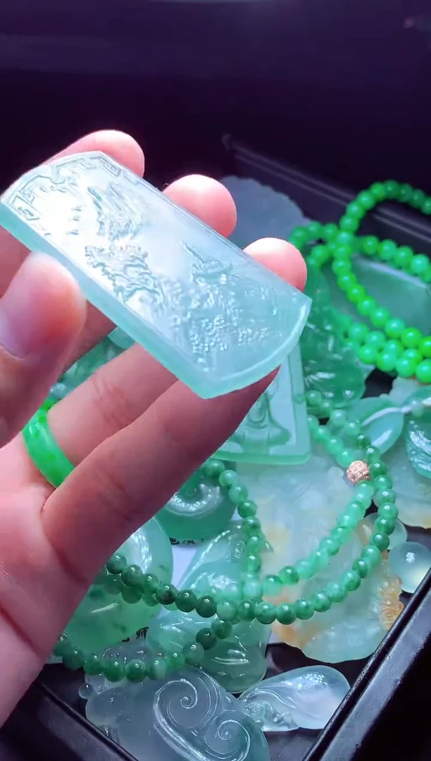 未镶嵌定制翡翠荪*#翡翠毛货定制