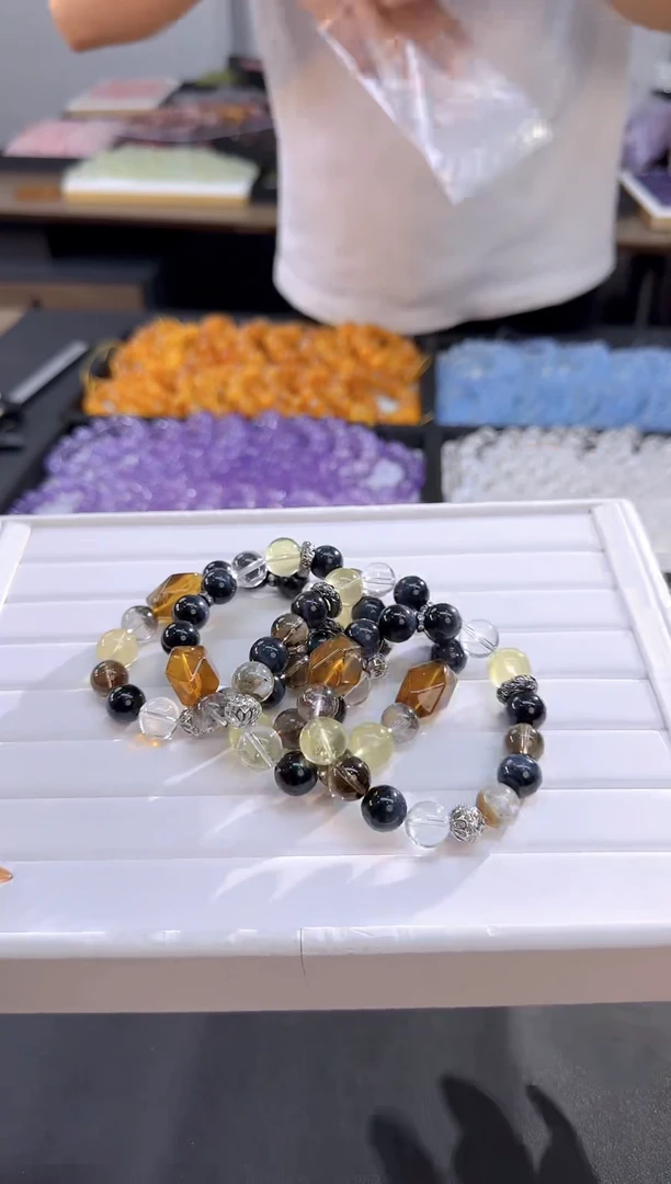 【闪购商品】水晶手串合金044/多样性发其一/卡