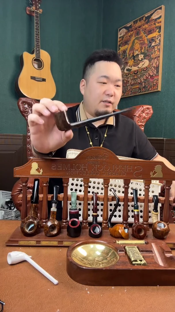 石楠木木雕款意大利进口石楠木烟斗