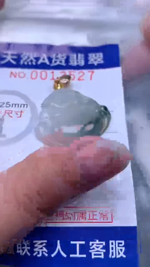 翡翠未镶嵌吊坠(不含链)1
