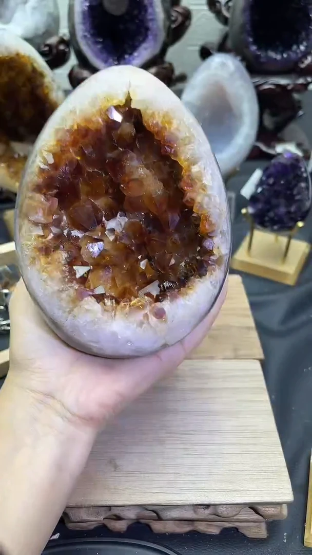 未镶嵌大型摆件（非配饰）紫晶157号龙蛋