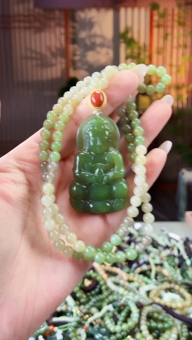 颈饰未镶嵌和田玉多样性发货拍一发一