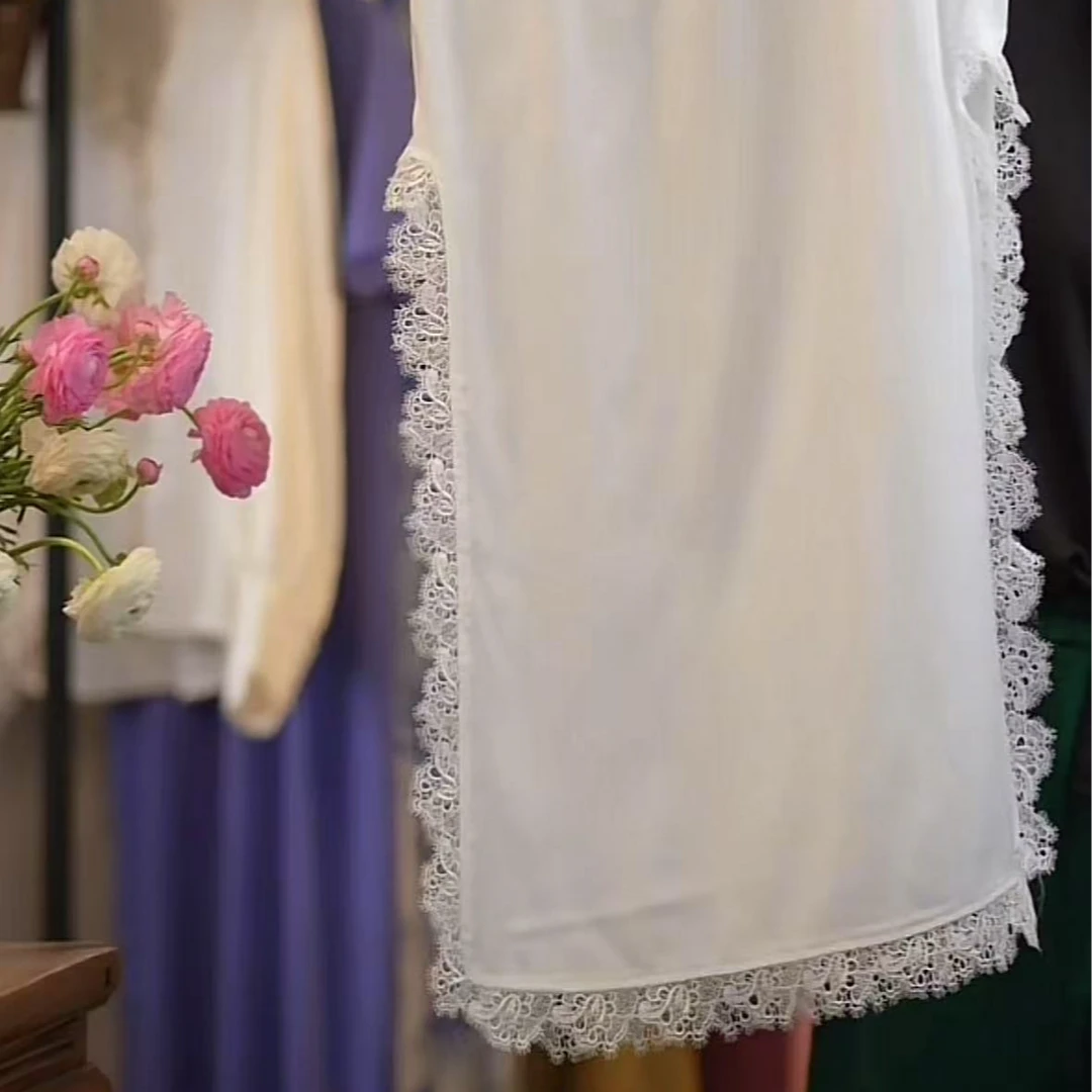 【即遇~~旗袍内衬】蕾丝内衬裙半身裙