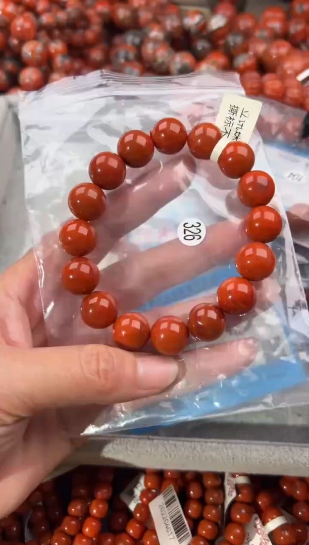 未镶嵌手串南红玛瑙13+