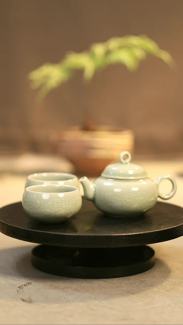 壶瓷原产地原矿釉一壶两杯