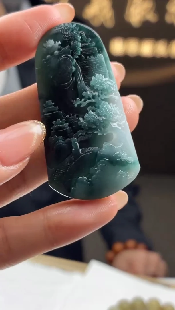 未镶嵌定制翡翠魑**魉BJ0065973