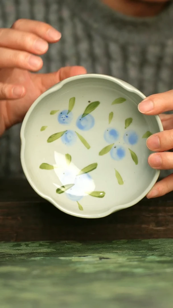 青诗集手工手绘瓷器