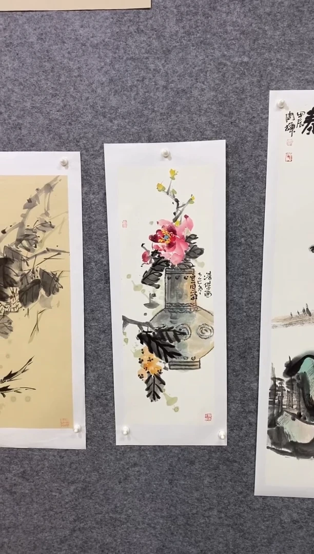 国画尚定固国画作品