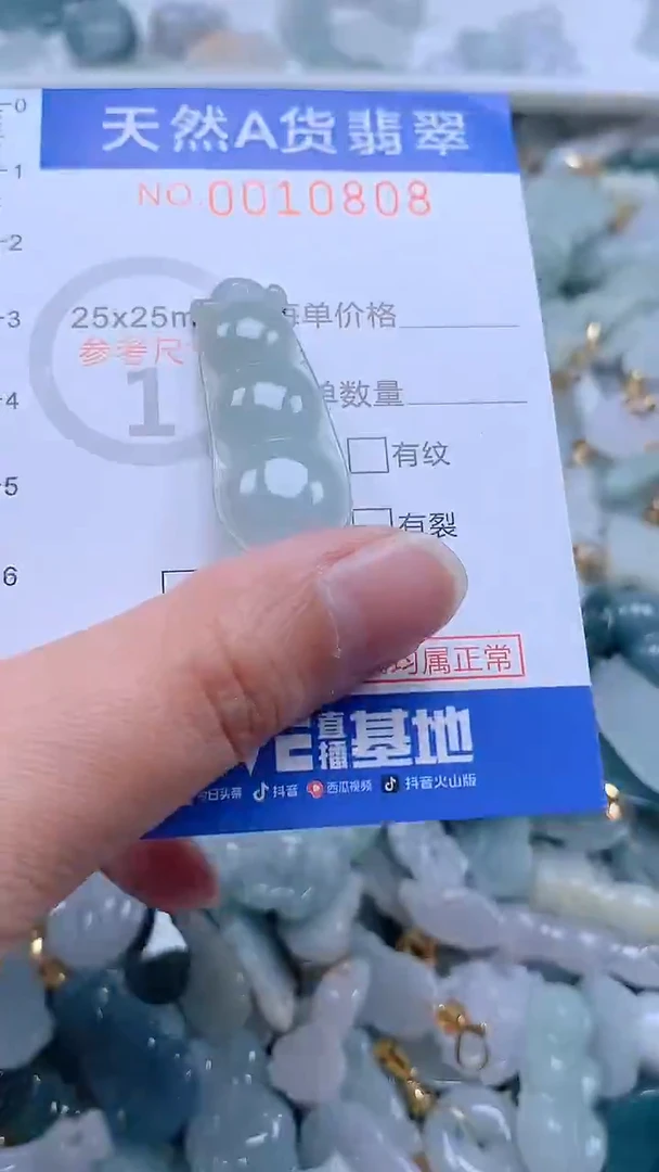 翡翠未镶嵌吊坠(不含链)1