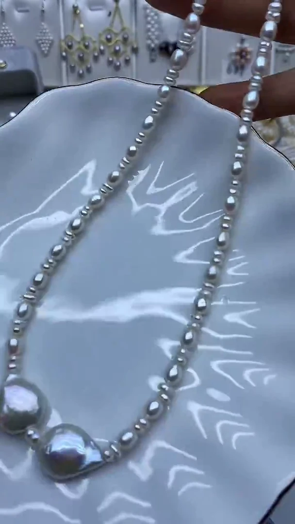 项链未镶嵌淡水珍珠项链