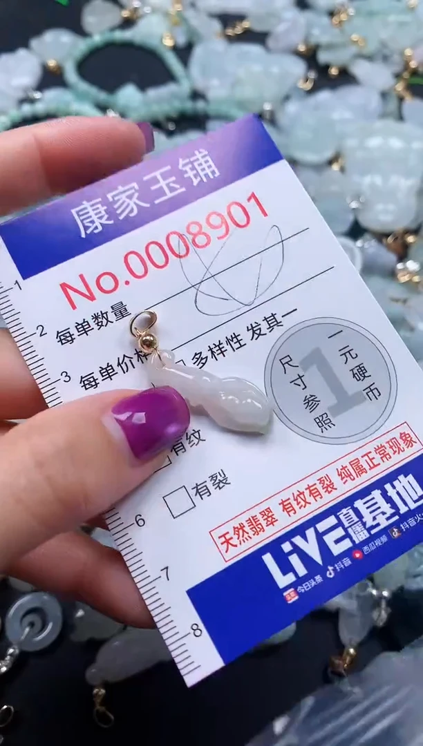 颈饰未镶嵌翡翠8901