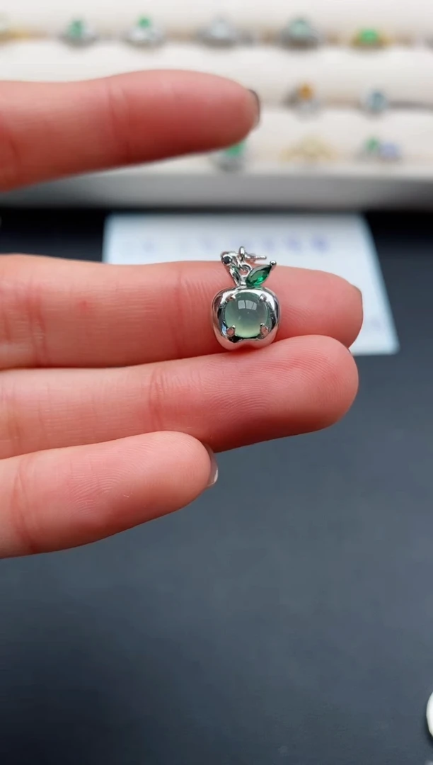 银S925镶嵌戒指翡翠1111111111+5