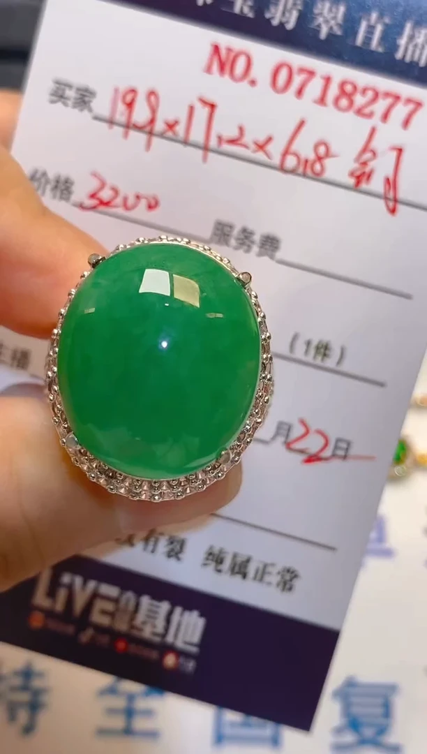 翡翠未镶嵌耳饰天然