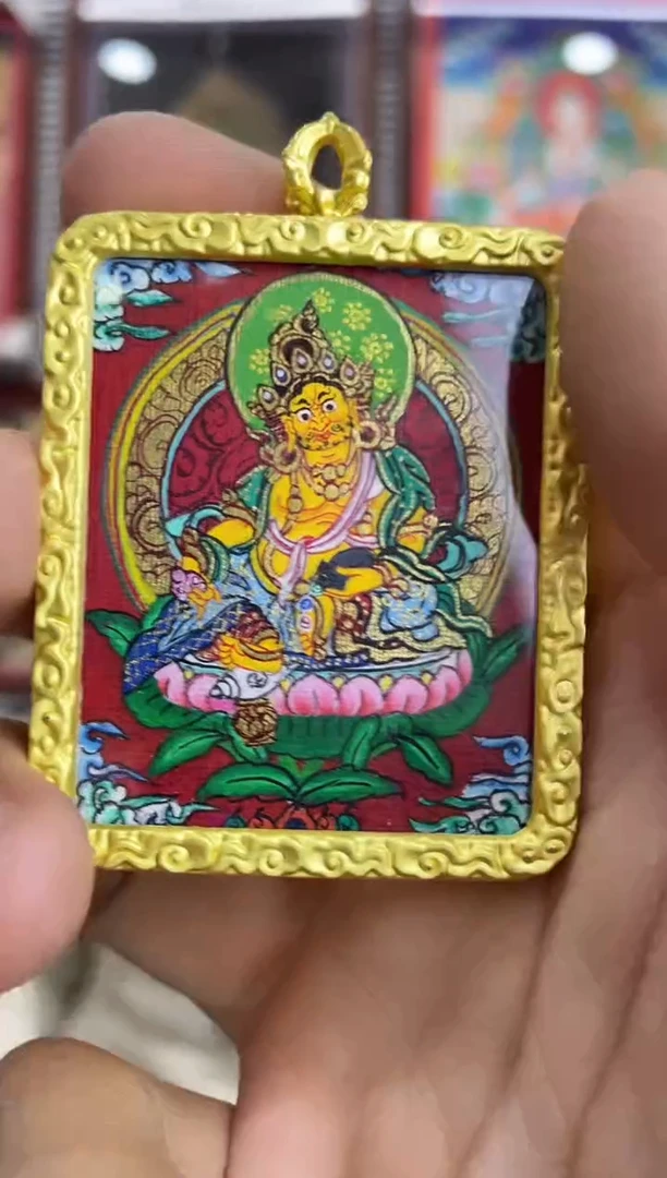 吊坠纯手绘唐卡（非质量问题不退不换）黄老师