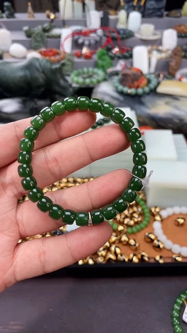 手串未镶嵌和田玉多样性发一件THTY6369