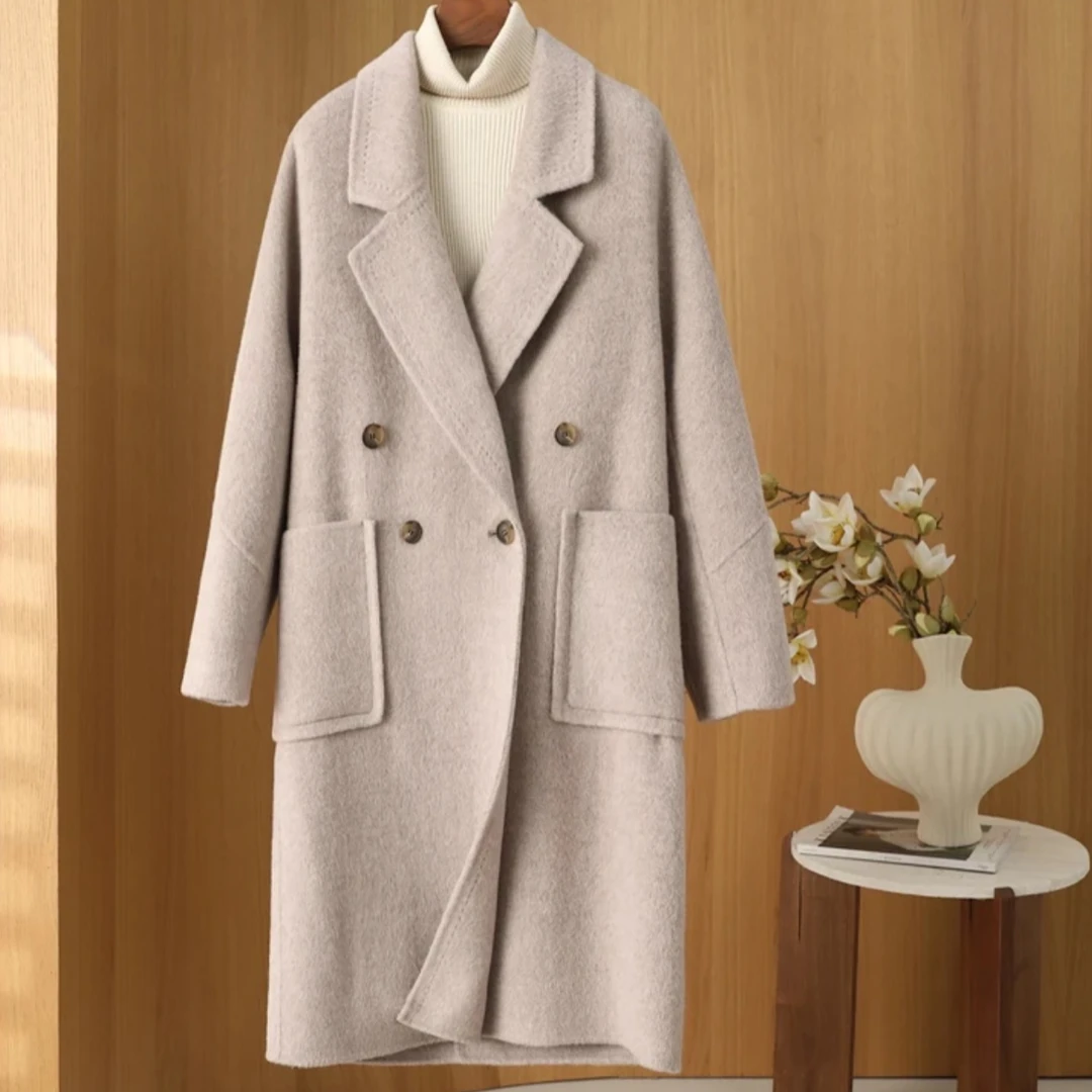 LIU DP 24SS | Max*XL 100%羊毛大衣系列 西装领大口袋宽松长款