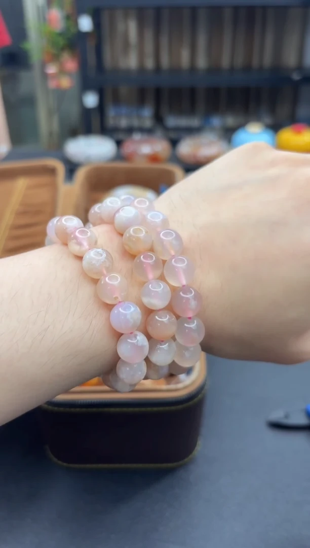 未镶嵌手串石英质玉269(11-12mm)(多样性发其一)