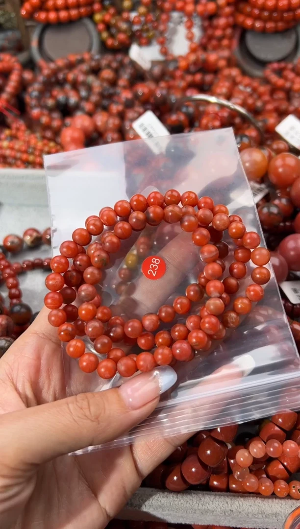 未镶嵌手串南红玛瑙7+