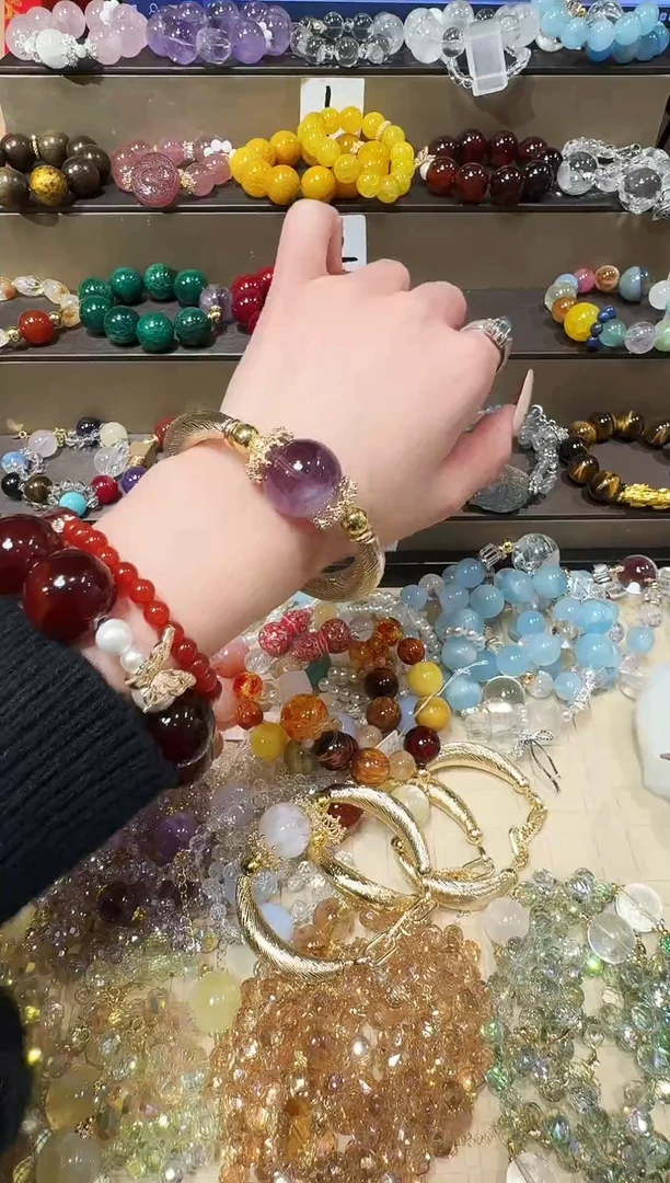 未镶嵌手串水晶多样发一