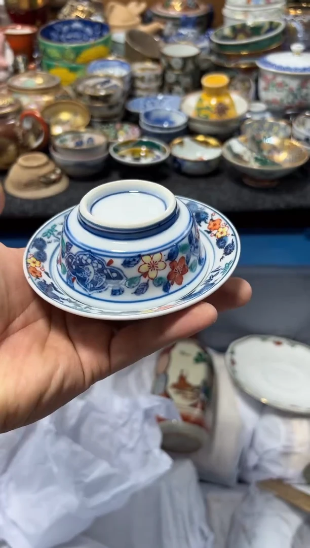 瓷片不*夏目海外回流瓷器中古品。