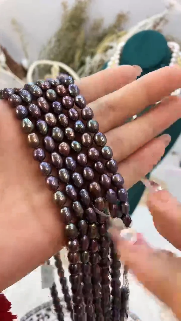 【闪购商品】淡水珍珠项链合金5