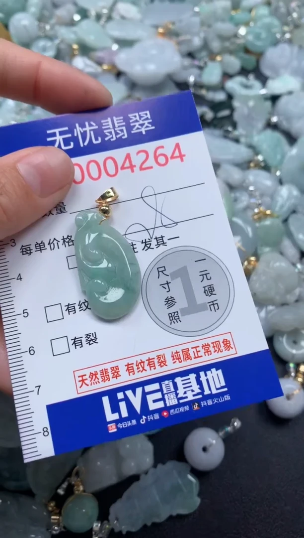 颈饰未镶嵌翡翠4264