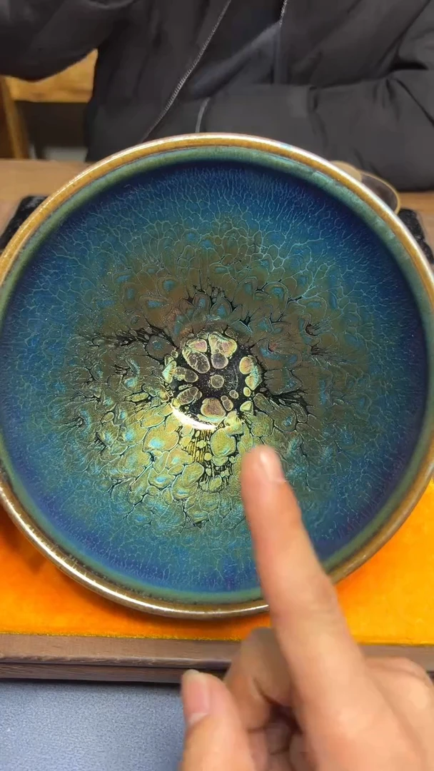 【闪购商品】茶盏名家谢贞生建盏（带证书礼盒）