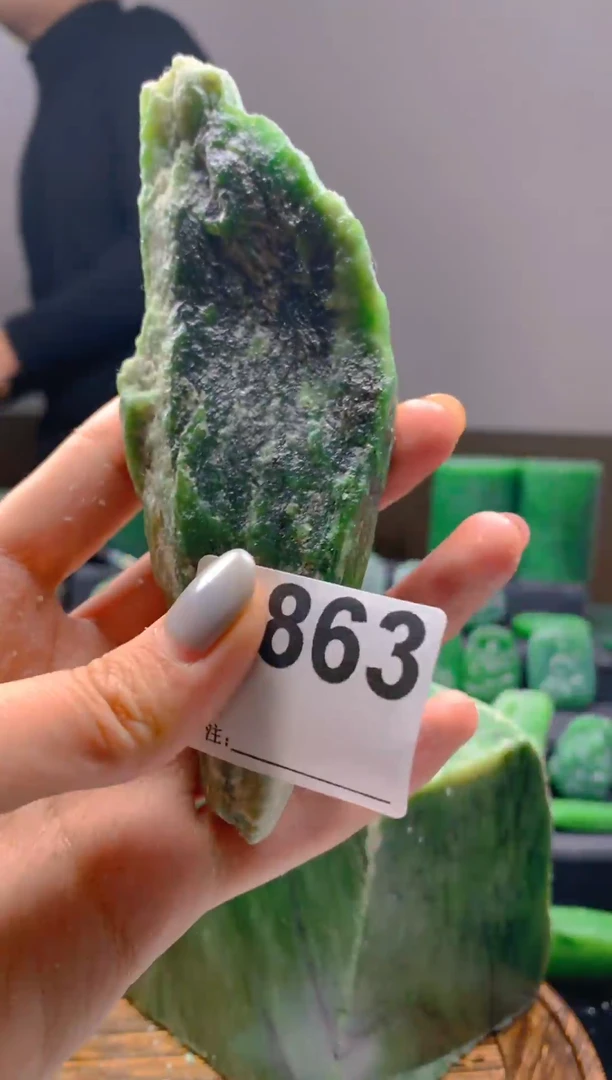 未镶嵌和田玉珠宝半成品1