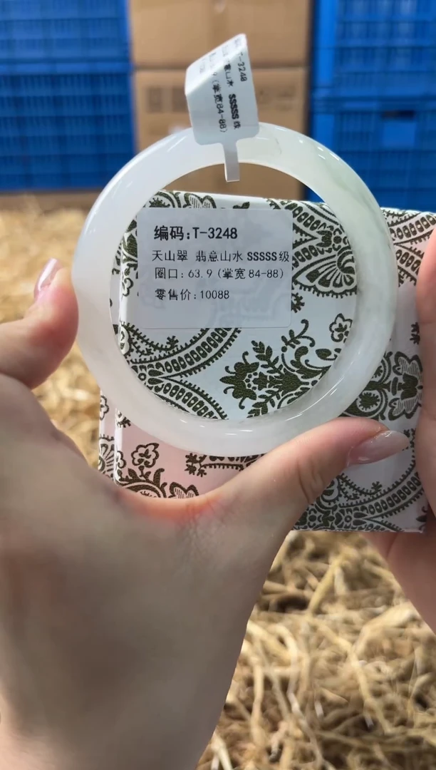 未镶嵌手镯石英质玉T-3248