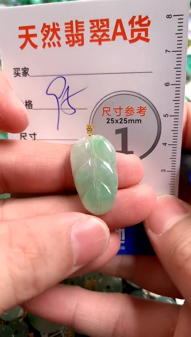 【闪购商品】翡翠颈饰18K金镶嵌13003528