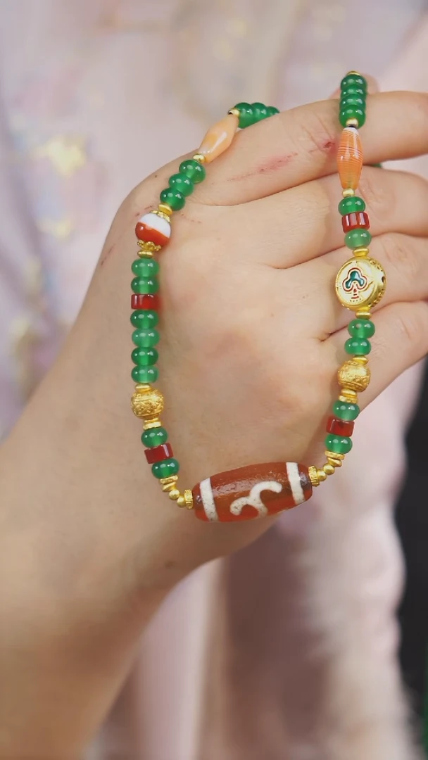 【闪购商品】玛瑙/玉髓项链未镶嵌多样性发一