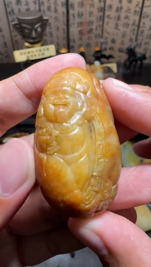 和田玉未镶嵌挂件和田玉