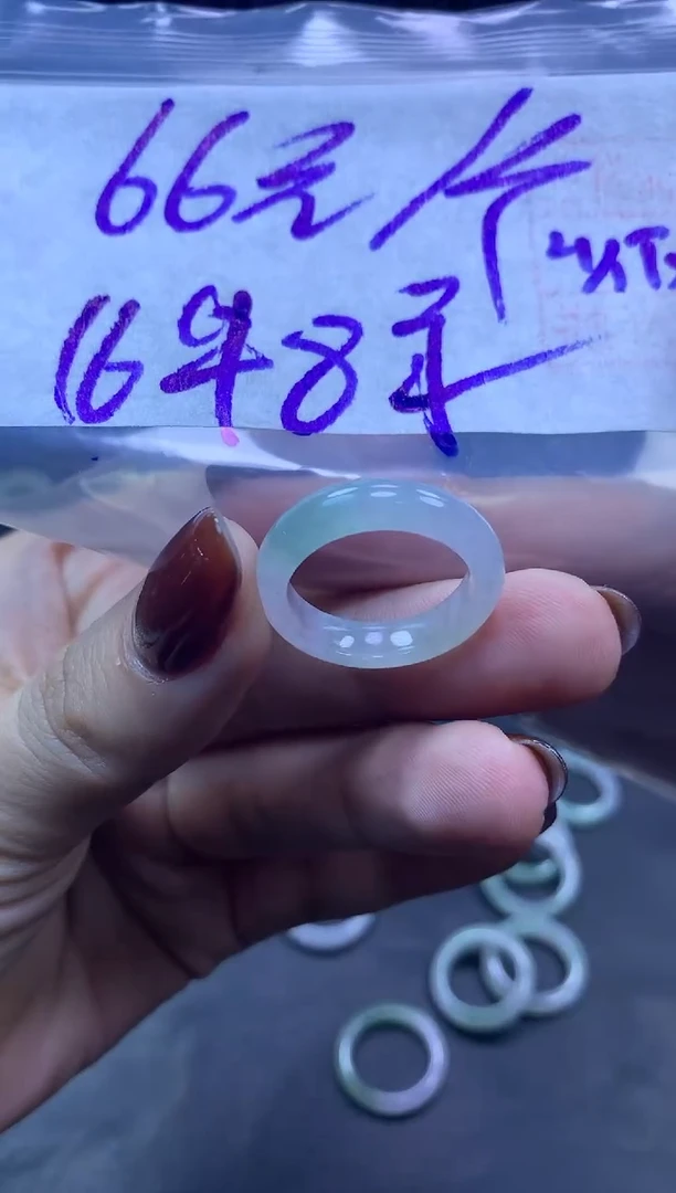 未镶嵌定制翡翠全3戒圈16#66元多样性拍一发一毛货需抛光