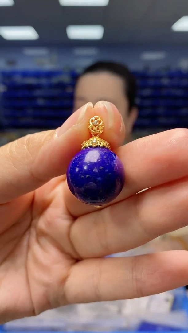 【闪购商品】青金石吊坠(不含链)银S925镶嵌   DZ5651