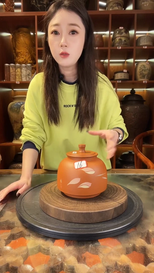 【闪购商品】缸云南建水紫陶复烧小茶罐@16