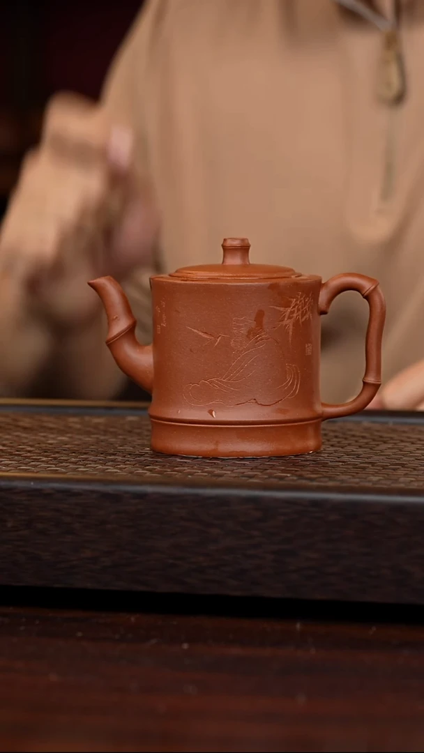 茶壶紫砂丹壶溢香紫砂壶270毫升微瑕