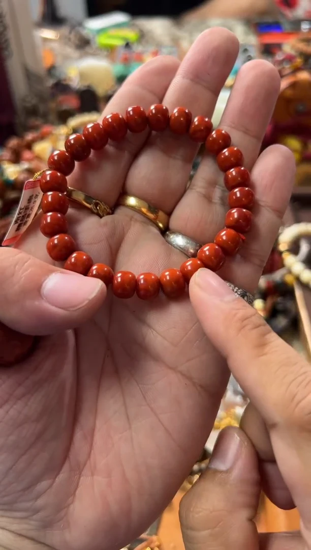 南红玛瑙.未镶嵌58号 南红手串套装ylp9mm多样性发1