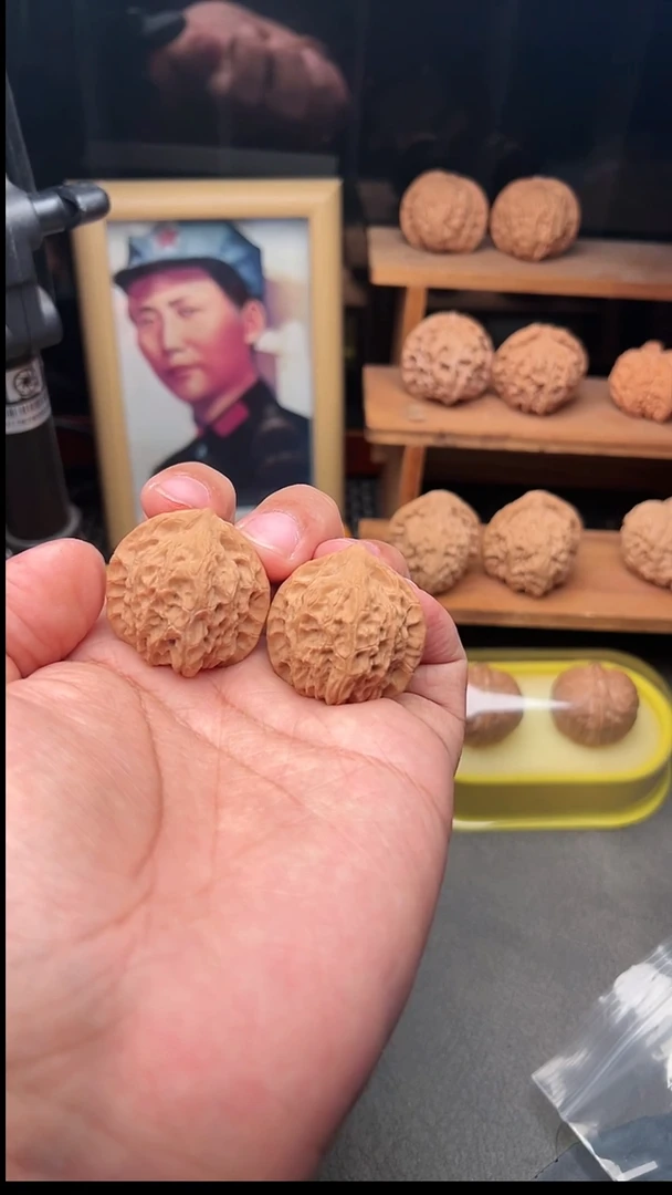 吊坠文玩核桃龙甲纹34