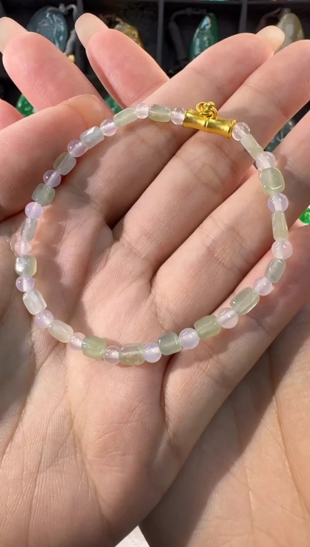 未镶嵌手串翡翠缅甸A货翡翠