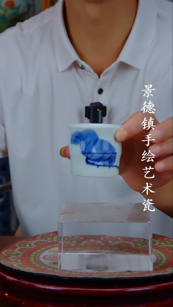 现代景德镇手工手绘陶瓷摆件3